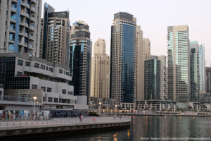 Беговая дорожка в Дубаи Марина