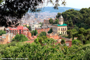 Вид из парка Гуэль