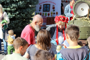 Каша для самого старшего участника пробега посвященного Дню города Первомайский