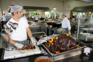 Телятина в ресторане отеля Venezia Palace Deluxe Resort 5*