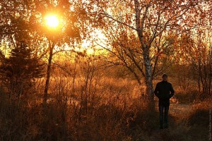 Вячеслав на тропинке