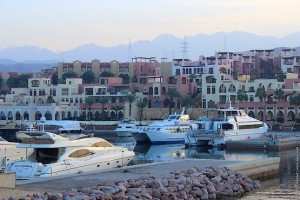 Яхты в порту Акабы, Иордания