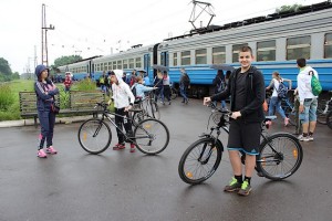 На железнодорожной станции в Беляевке