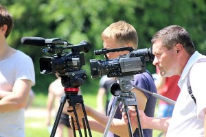 Съемка с земли