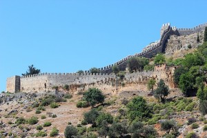 Крепостная стена Алании, Турция