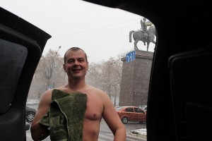 Обтирание в центре Харькова