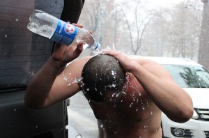 Водные процедуры после бега