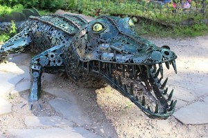 Вареный крокодил из стали