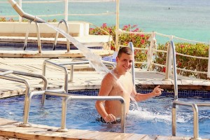 Алексей в джакузи