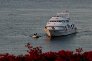 Яхта у берегов Египта в Красном море