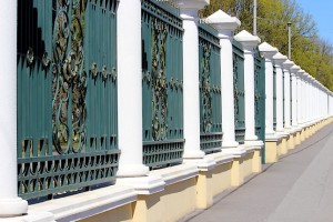 Забор в парке Горького