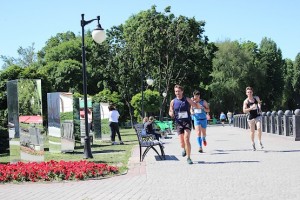 Красота вокруг на дистанции 4F Kharkiv Riverside Run 2018 Spring