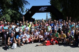 Общее фото участников 4F Kharkiv Riverside Run 2018 Spring