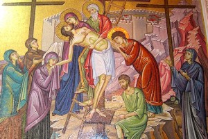 Фреска в Храме Гроба Господня