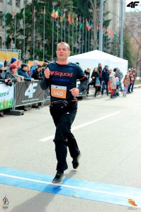 Пробежал первую половину дистанции на Kharkiv Half Marathon 2019