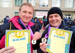 С Олегом после награждения